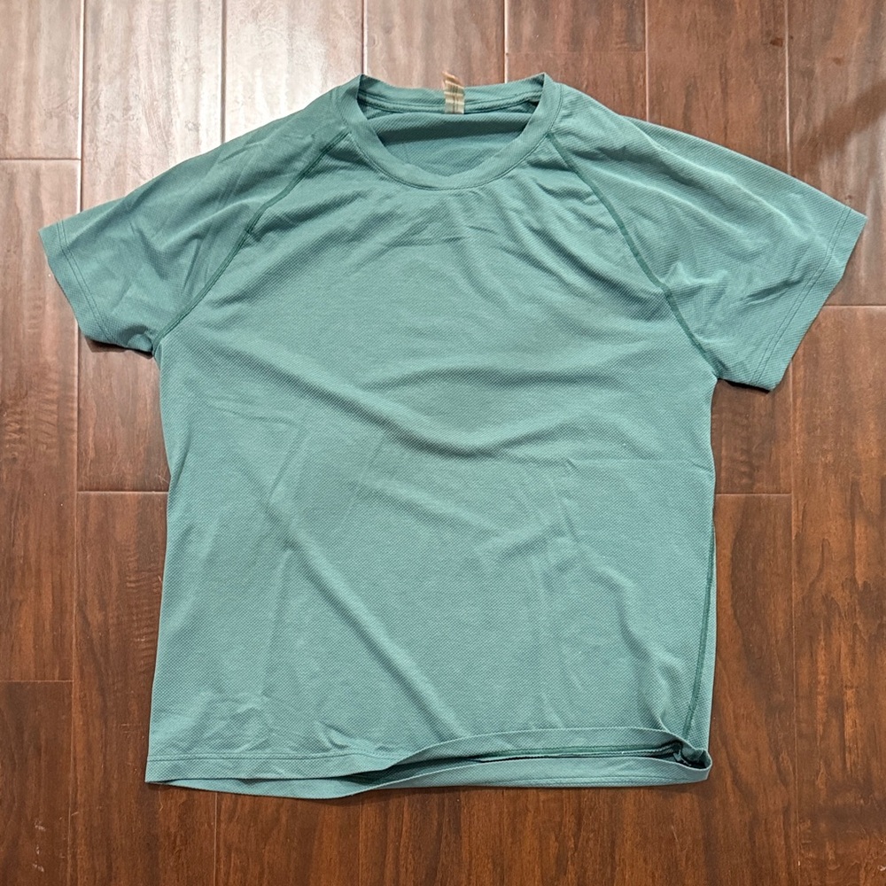 Outdoor Voices Men's Sea Green Short Sleeve Tee